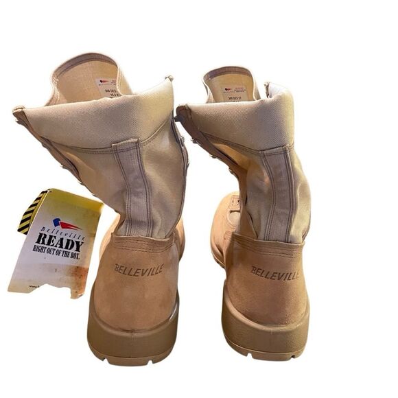 Belleville Mens Tan 300 DES‎ ST Steel Toe Military Tactical Combat Boots 15R NEW main image 5